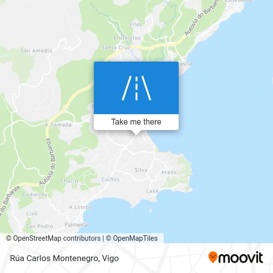 Rúa Carlos Montenegro map