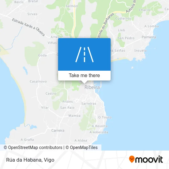 Rúa da Habana map