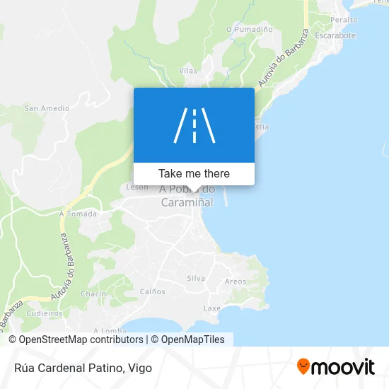 Rúa Cardenal Patino map