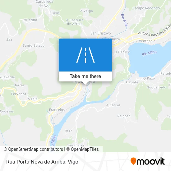 Rúa Porta Nova de Arriba map