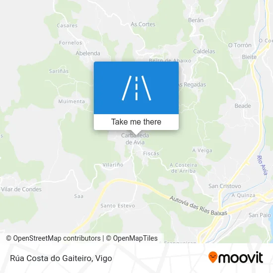 Rúa Costa do Gaiteiro map