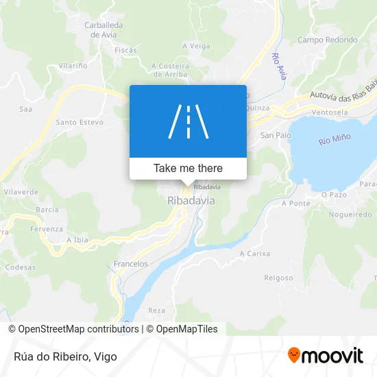 Rúa do Ribeiro map