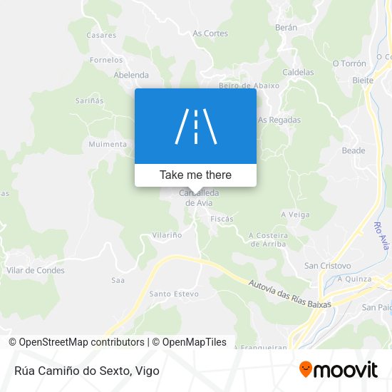 Rúa Camiño do Sexto map