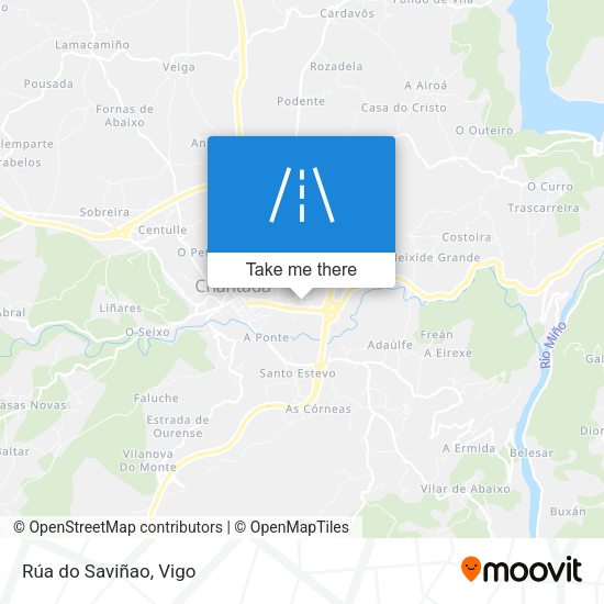 Rúa do Saviñao map