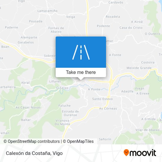 Calexón da Costaña map