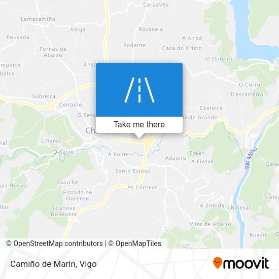 Camiño de Marín map