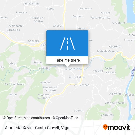 Alameda Xavier Costa Clavell map