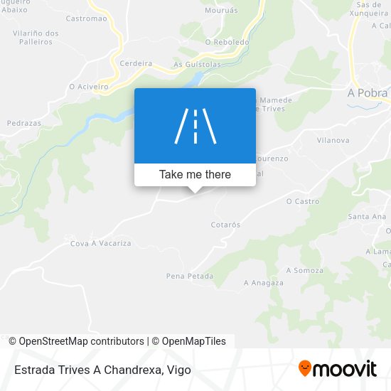 Estrada Trives A Chandrexa map