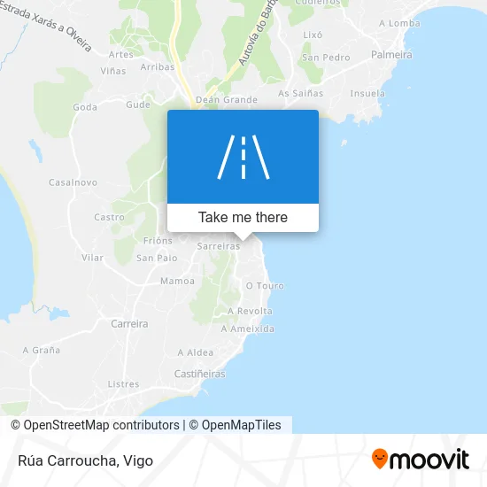 Rúa Carroucha map