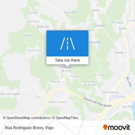 Rúa Rodríguez Bravo map