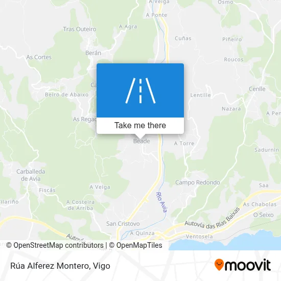 Rúa Alferez Montero map