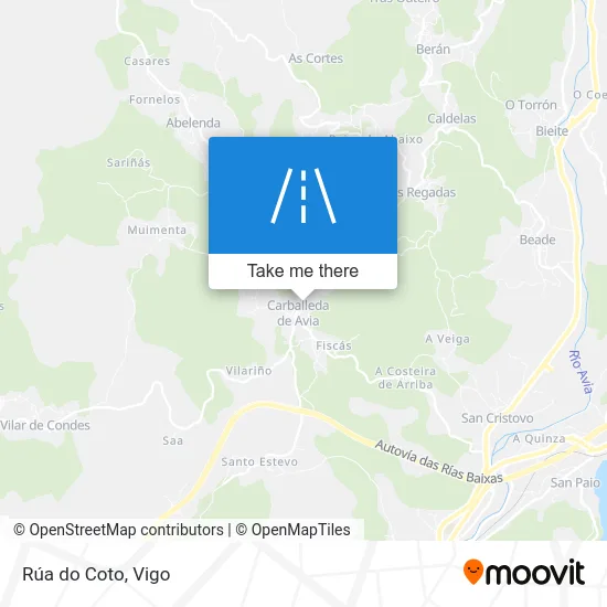 Rúa do Coto map