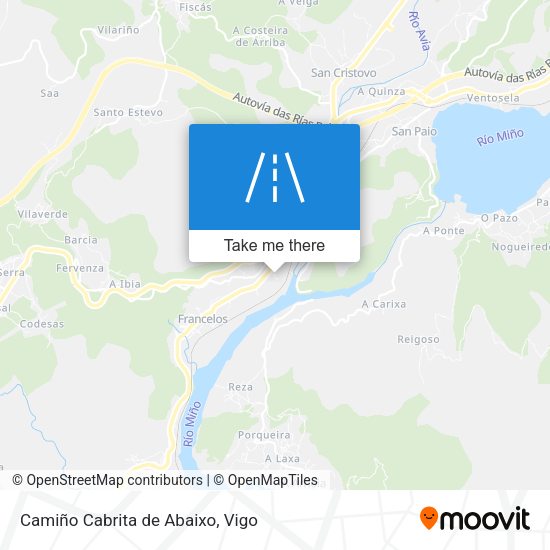 Camiño Cabrita de Abaixo map
