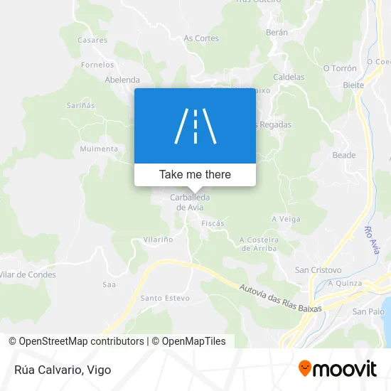 Rúa Calvario map
