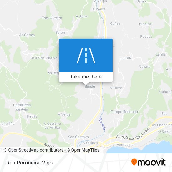 Rúa Porriñeira map