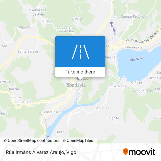 Rúa Irmáns Álvarez Araújo map