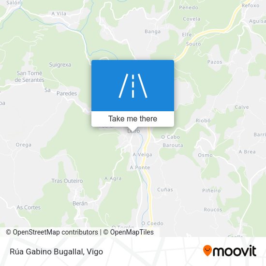 Rúa Gabino Bugallal map