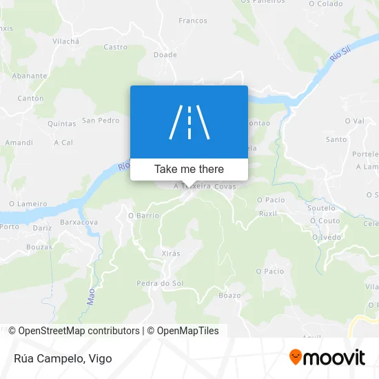 Rúa Campelo map