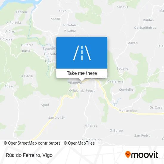 Rúa do Ferreiro map