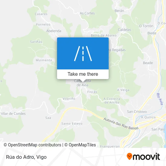Rúa do Adro map