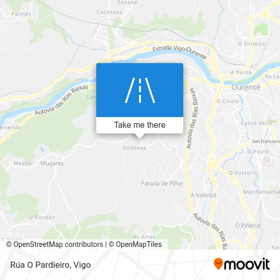 Rúa O Pardieiro map