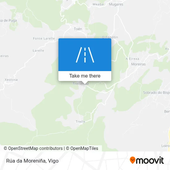 Rúa da Moreniña map