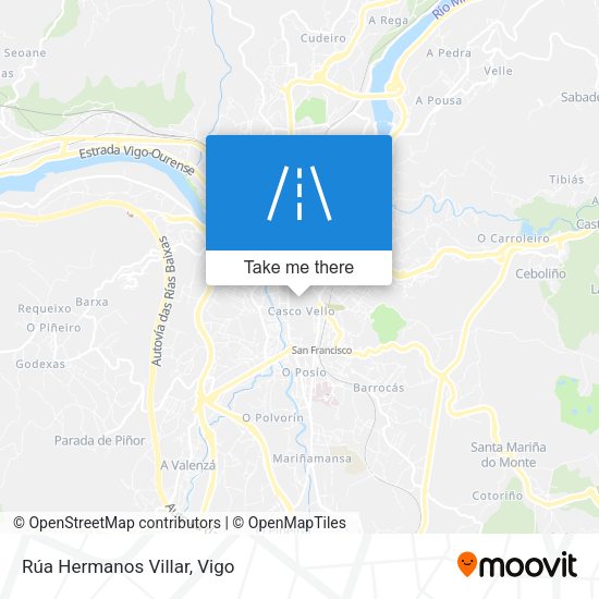 Rúa Hermanos Villar map