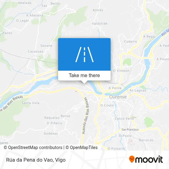 Rúa da Pena do Vao map