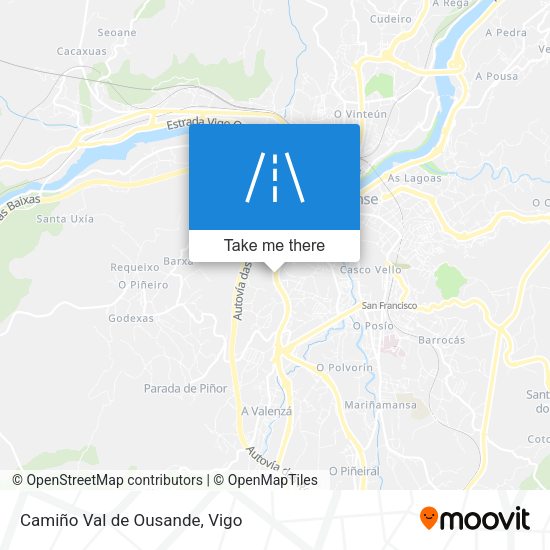 Camiño Val de Ousande map