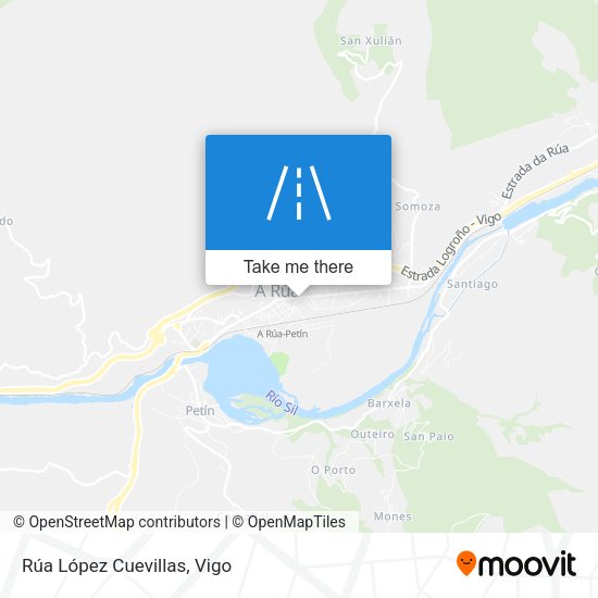Rúa López Cuevillas map