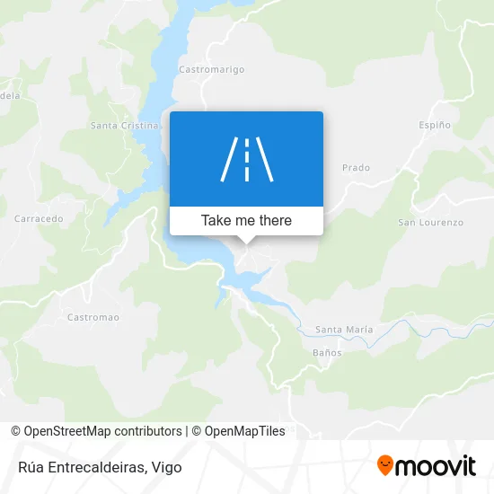 Rúa Entrecaldeiras map