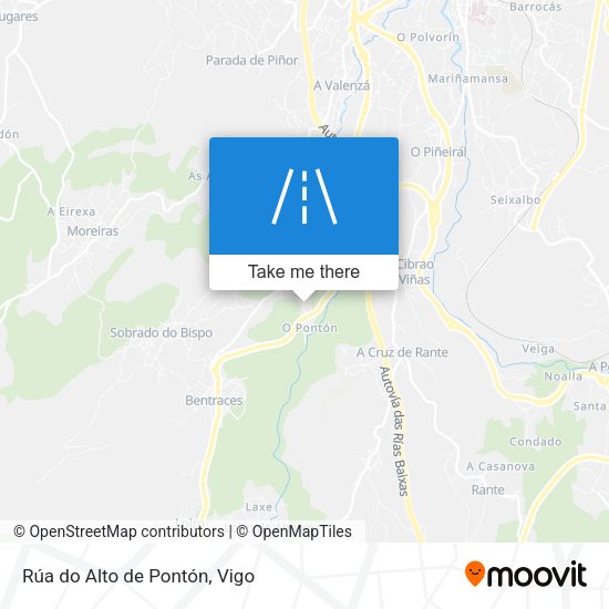 Rúa do Alto de Pontón map