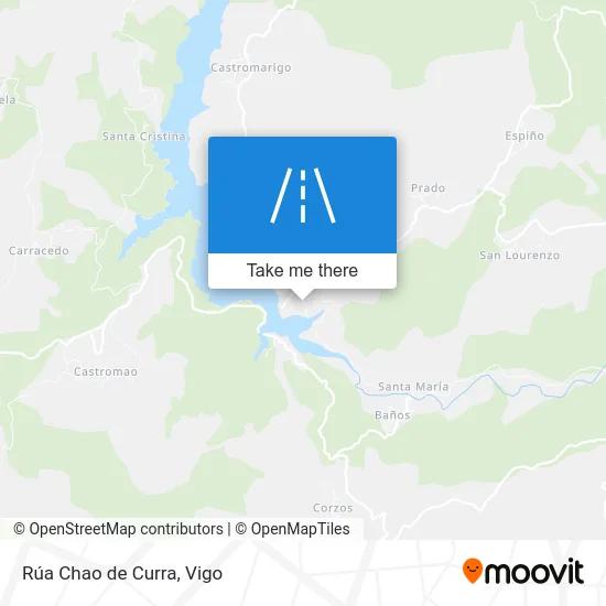 Rúa Chao de Curra map