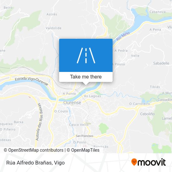 Rúa Alfredo Brañas map