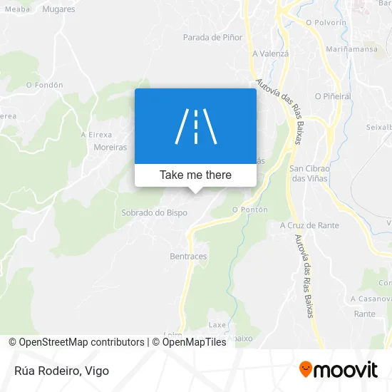 Rúa Rodeiro map