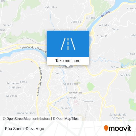 Rúa Sáenz-Díez map