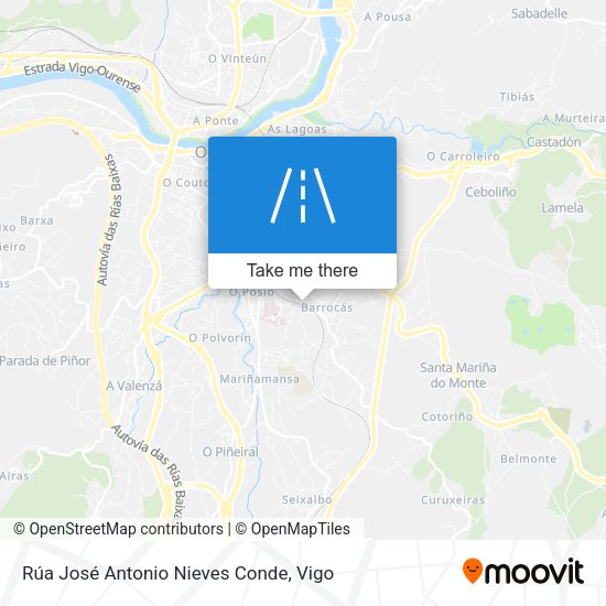 Rúa José Antonio Nieves Conde map