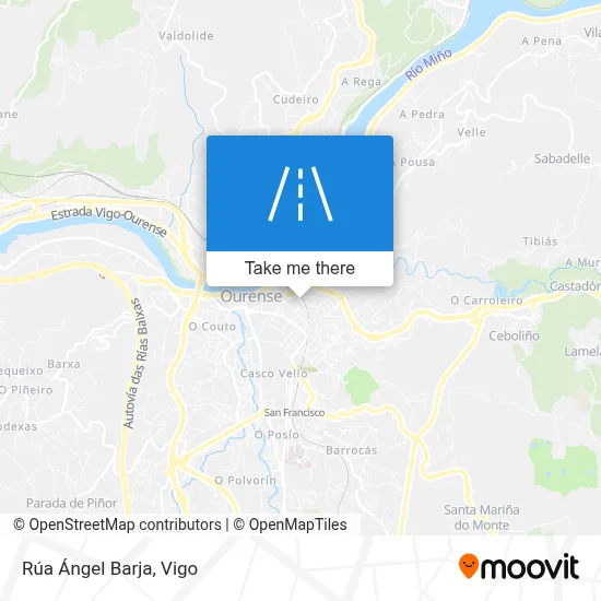 Rúa Ángel Barja map
