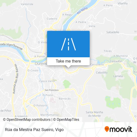 Rúa da Mestra Paz Sueiro map