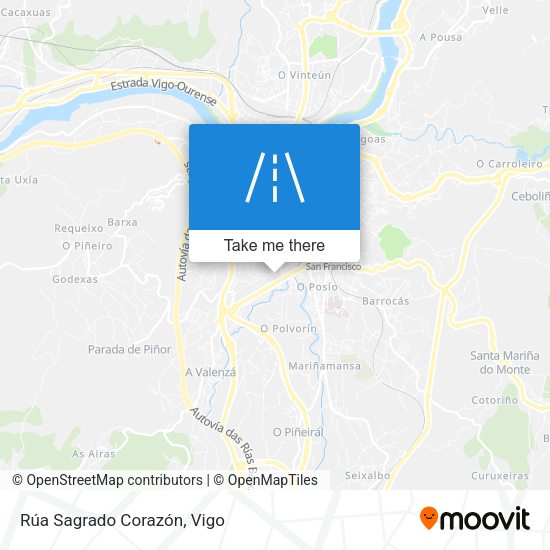 Rúa Sagrado Corazón map