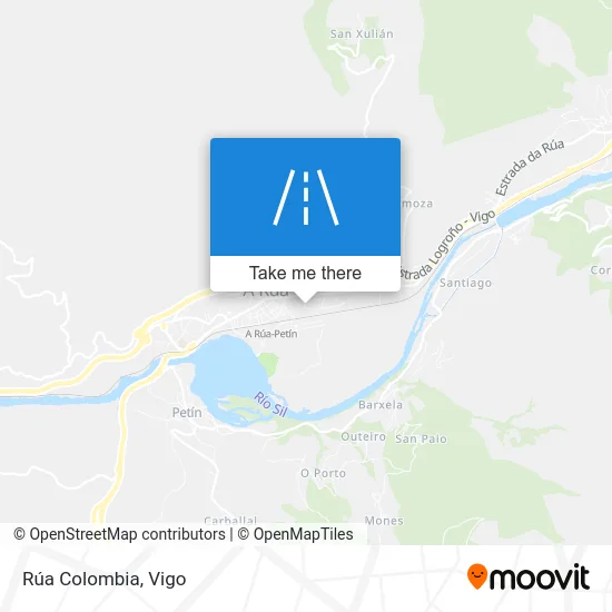 Rúa Colombia map