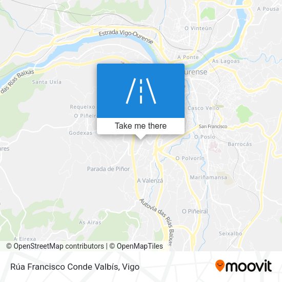 Rúa Francisco Conde Valbís map