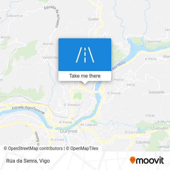 Rúa da Senra map