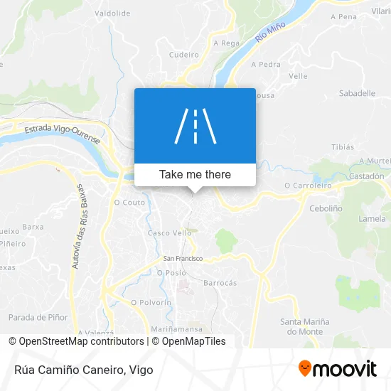Rúa Camiño Caneiro map