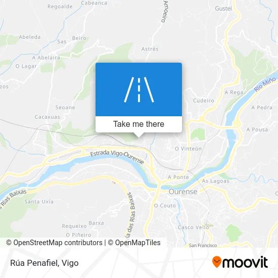 Rúa Penafiel map