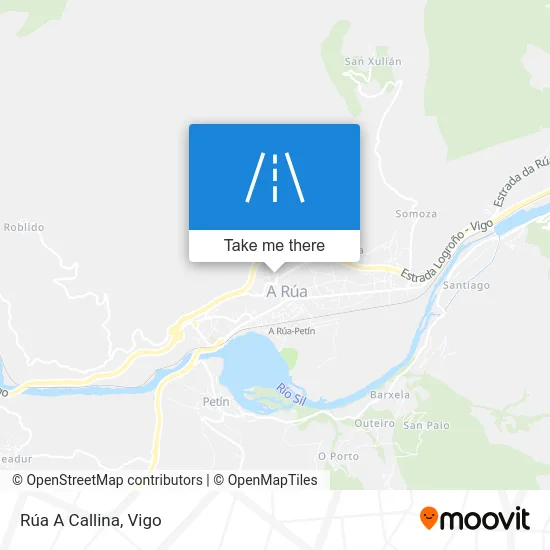 Rúa A Callina map