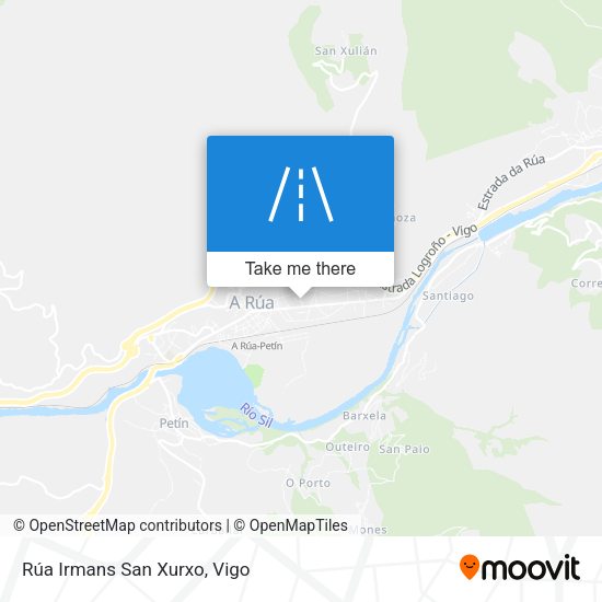 Rúa Irmans San Xurxo map