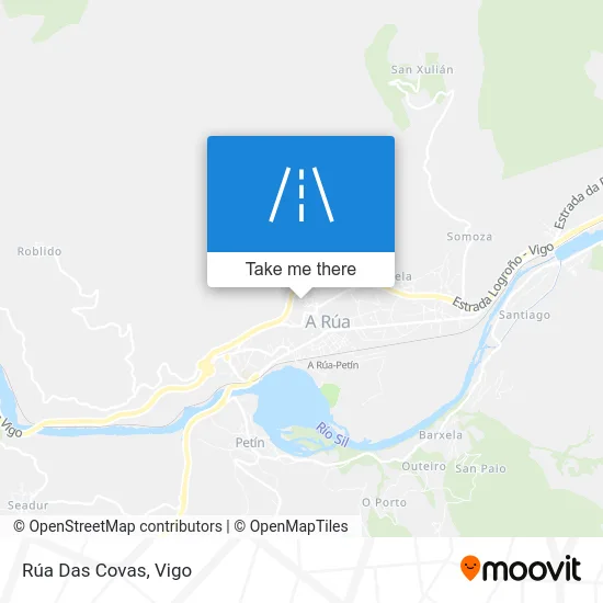 Rúa Das Covas map