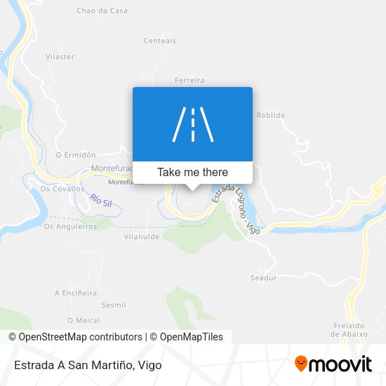 Estrada A San Martiño map