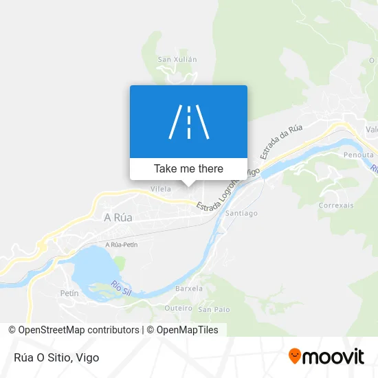 Rúa O Sitio map